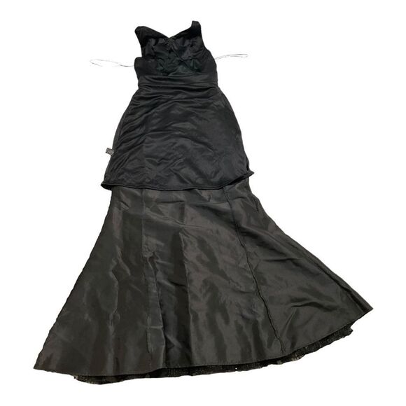 JAX Women’s Black  Evening Gown Maxi Dress. Size 4. - Picture 9 of 12